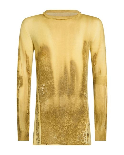 Pullover Masnada de hombre de color Yellow