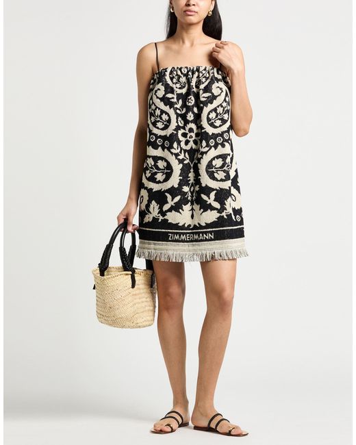 Zimmermann Black Mini Dress