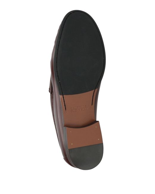 Brunello Cucinelli Mokassin in Brown für Herren