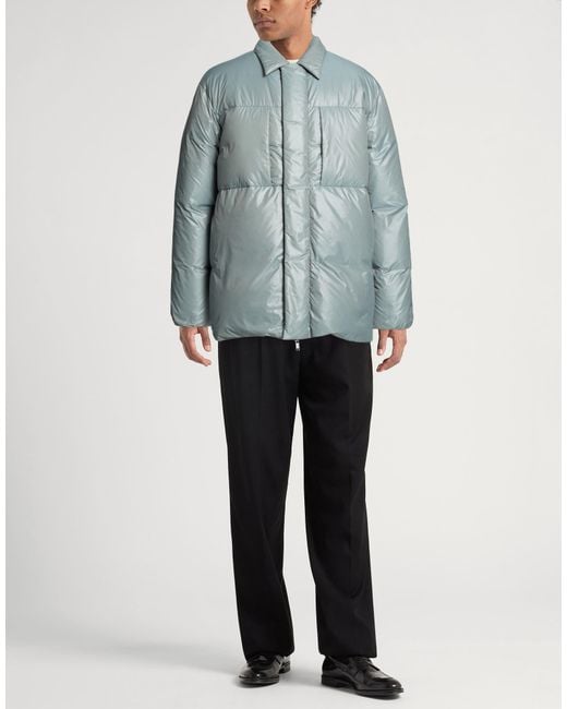Jil Sander Blue Puffer Polyamide for men