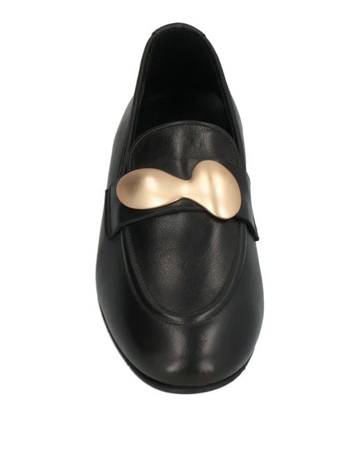 POESIE VENEZIANE Black Loafers Leather