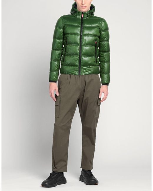 rihunik Green Puffers for men