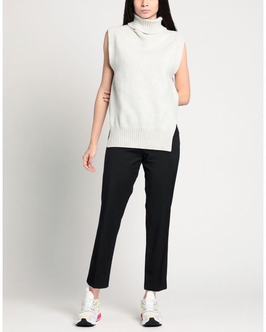 THE LATEST Black Pants Polyester, Virgin Wool, Elastane