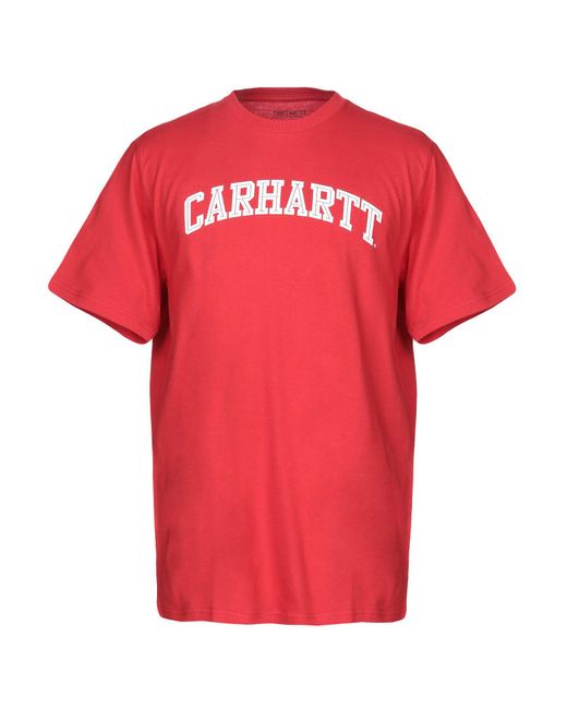 Carhartt Red T-shirt for men