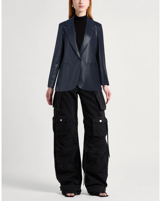 Pennyblack Blue Blazer Polyester, Viscose, Elastane