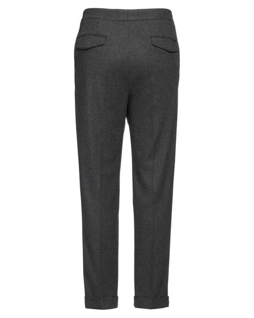 Dolce & Gabbana Gray Tweed Tapered Trousers for men