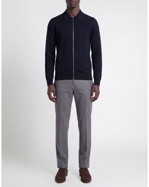 John Smedley Blue Cardigan for men