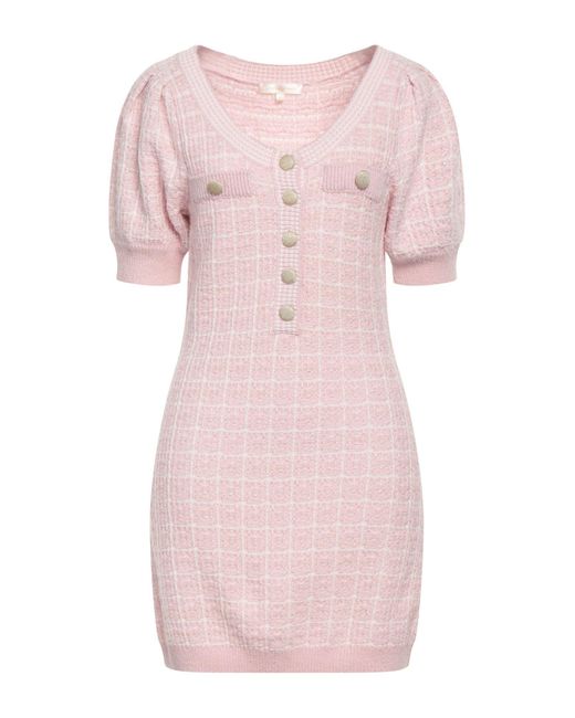 LoveShackFancy Pink Mini-Kleid