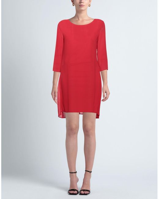 Angelo Marani Red Mini Dress