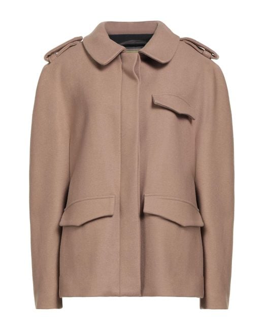 THE M.. Brown The Coat Wool, Polyamide