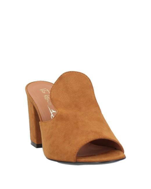 Via Roma 15 Brown Sandals