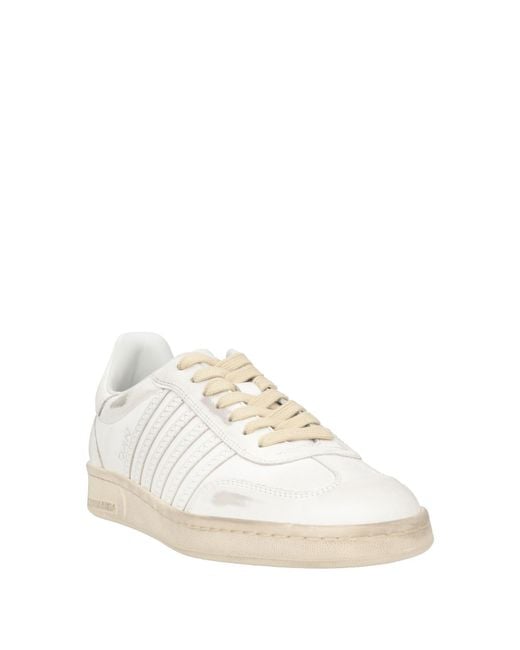 DSquared² White Sneakers Calfskin