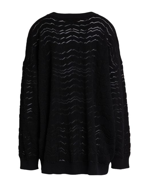 Missoni Black Sweater Viscose, Wool, Polyester