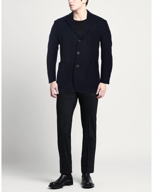 Barena Blue Blazer Virgin Wool, Polyamide for men