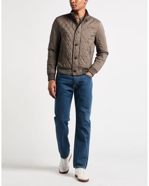 Moorer Brown Puffer Polyamide, Polyurethane, Polyester for men