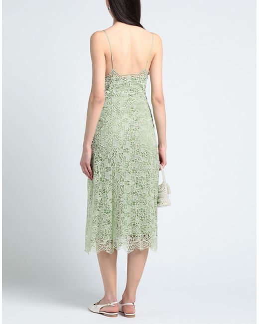Ermanno Scervino Green Midi-Kleid