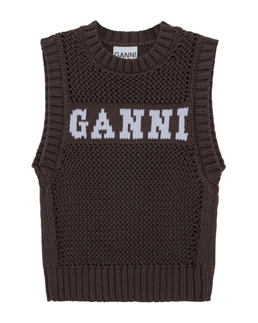 Ganni Black Pullover