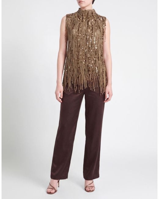 Brunello Cucinelli Green Top Cotton, Polyamide