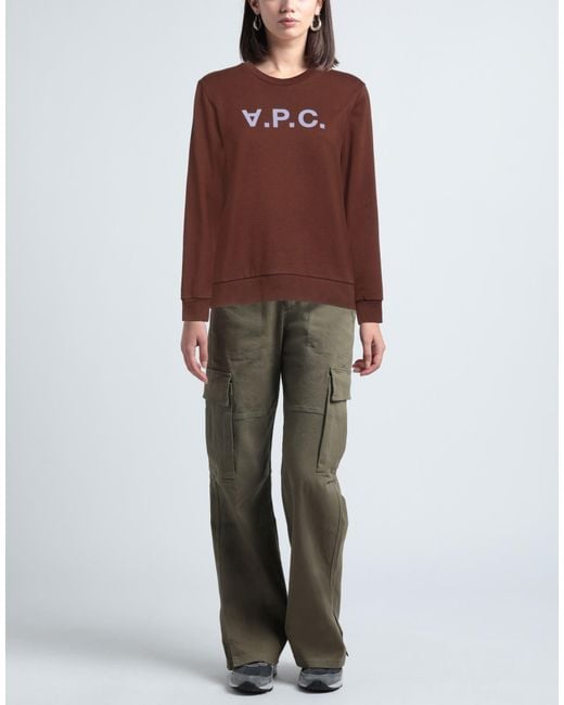 Sudadera A.P.C. de color Brown