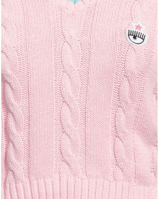 Chiara Ferragni Pink Pullover