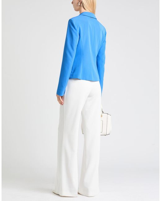 Liu Jo Blue Blazer Polyester, Elastane