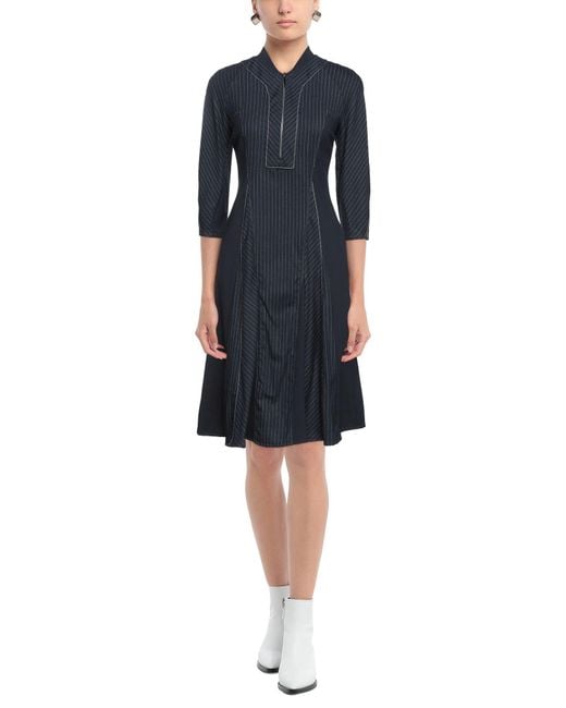 High Blue Midi Dress