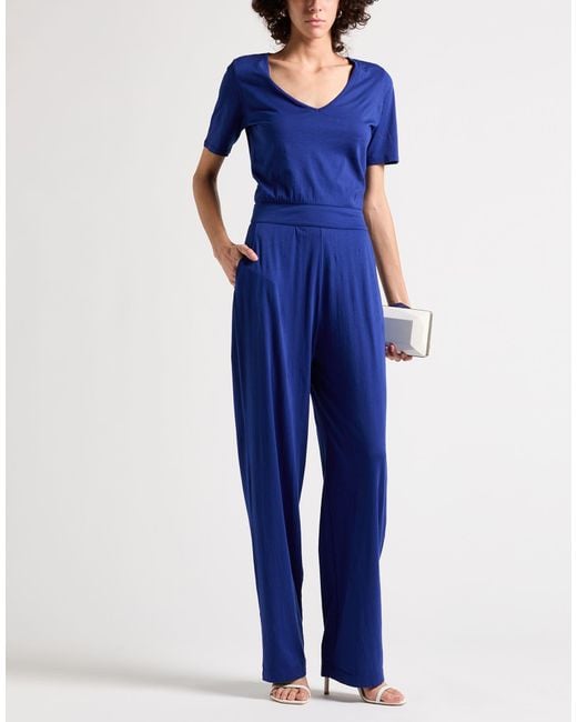 Majestic Filatures Blue Bright Jumpsuit Organic Cotton