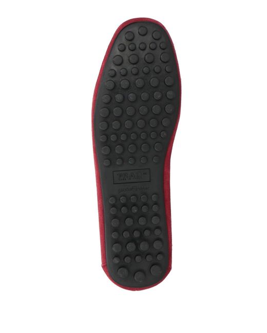 Frau Red Loafers Soft Leather for men