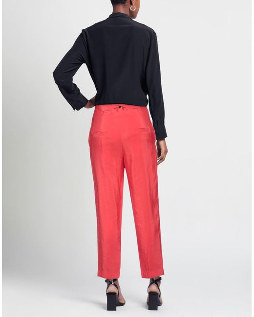 Pantalon Tela en coloris Red