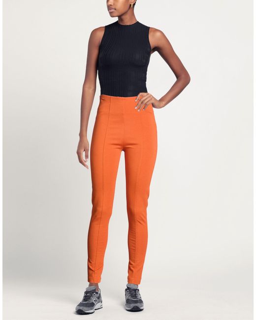 Kocca Orange Pants Viscose, Nylon, Elastane