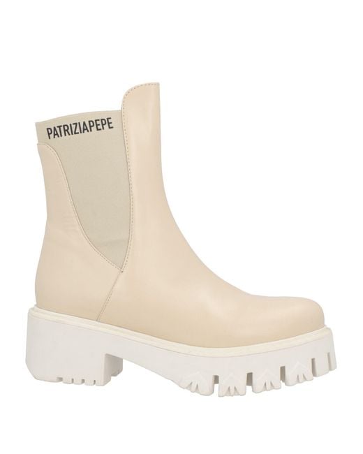 Patrizia Pepe Natural Ankle Boots