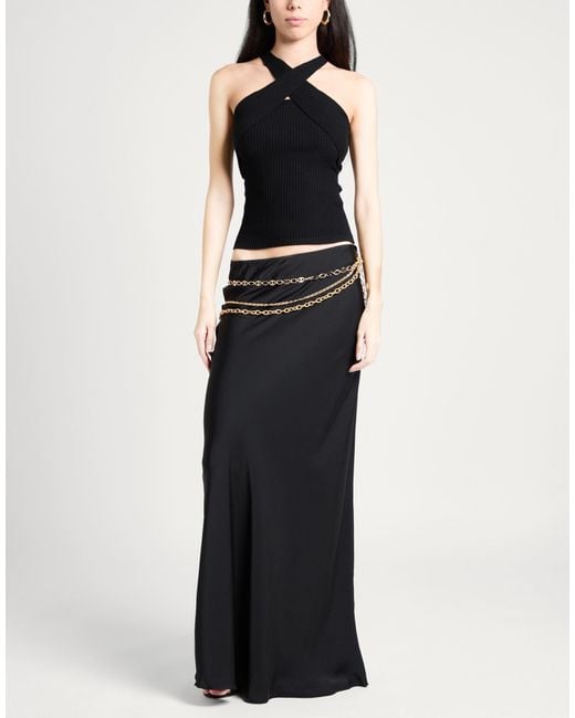 Rabanne Black Maxi Skirt Polyester