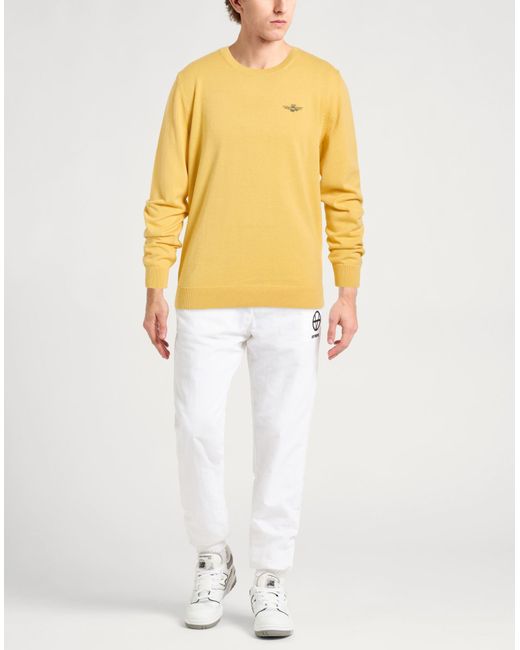Aeronautica Militare Yellow Sweaters for men