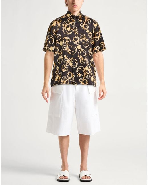 Camisa Versace de hombre de color Black