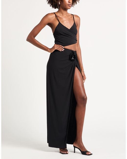 Amen Black Maxi Dress