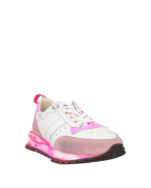 HIDNANDER Pink Sneakers Leather