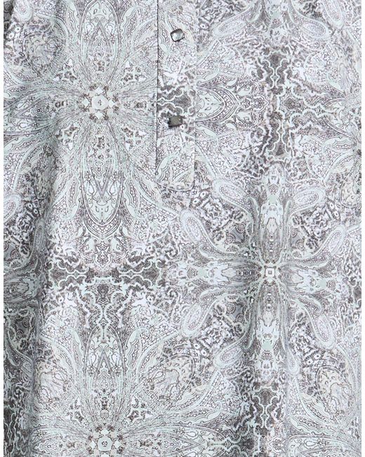 Rrd Gray Mini Dress Polyamide, Elastane
