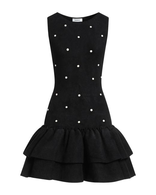 Sandro Black Mini Dress