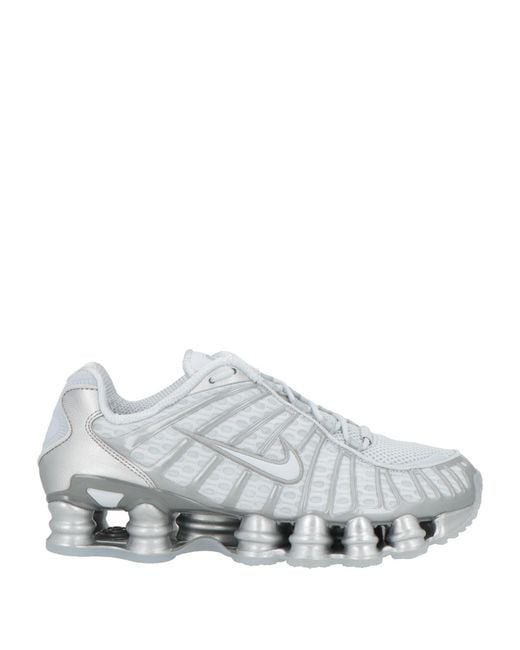 Nike Gray Sneakers Textile Fibers