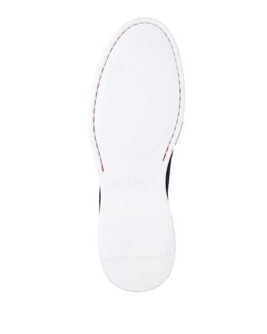 Kiton Blue Loafers Leather for men