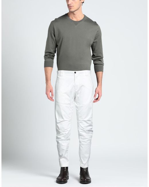 C P Company White Pants for men