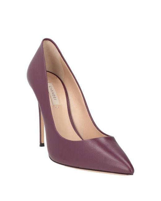 Casadei Purple Pumps