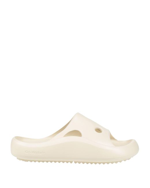Off-White c/o Virgil Abloh White Ivory Sandals Rubber for men