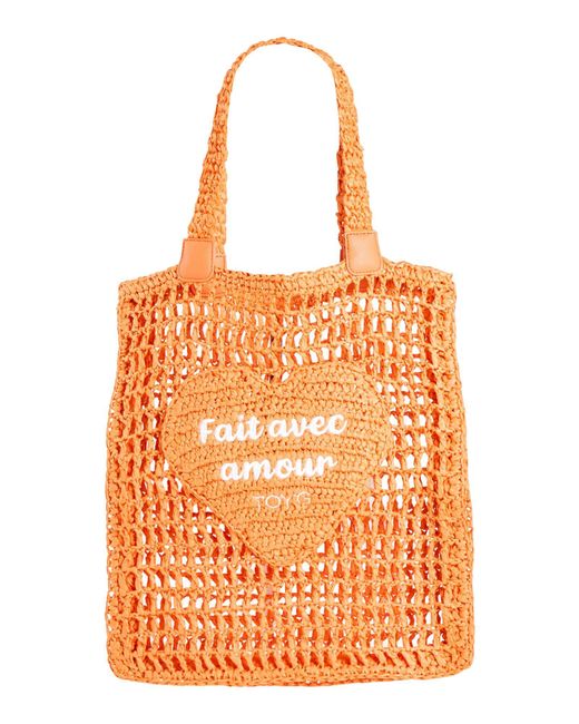 Toy G. Orange Handbags