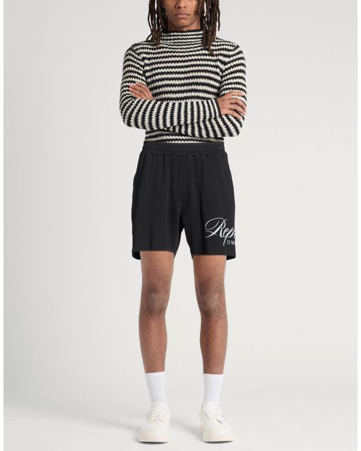 Shorts E Bermuda di Represent in Black da Uomo
