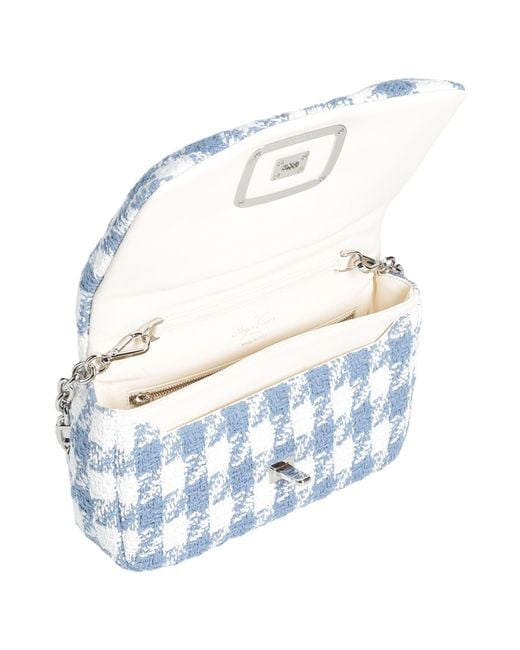 Roger Vivier Blue Handbag Textile Fibers