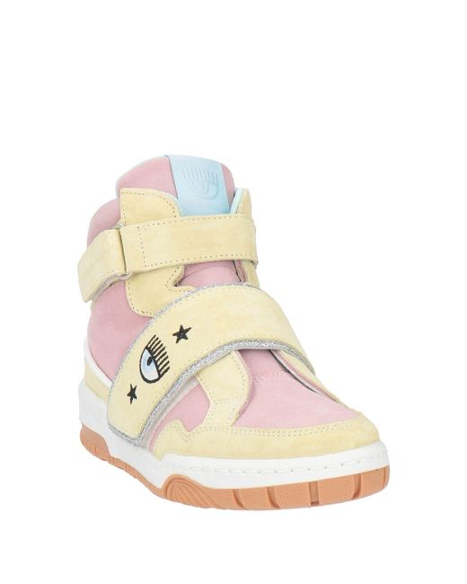 Chiara Ferragni White Sneakers Leather