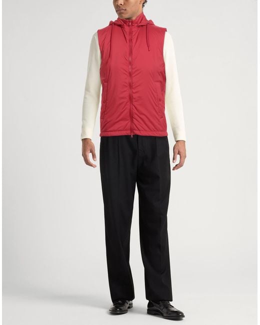 Herno Red Vest Polyamide for men