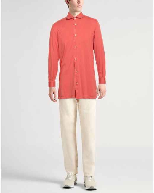 Fedeli Red Shirts for men