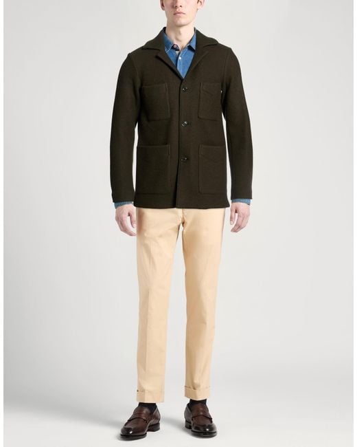 Aspesi Green Coat Wool for men